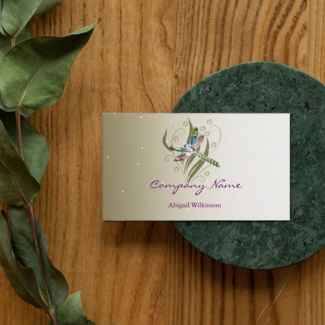 Dragonfly Glow Business Card (Creator Uploaded)