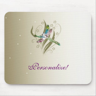Dragonfly Glow Mousepad