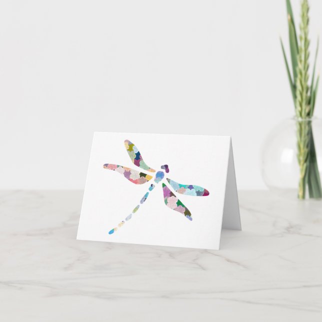 Dragonfly Greeting Card (Front)