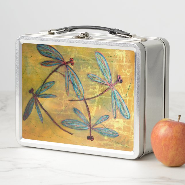 Dragonfly Haze Metal Lunch Box (In Situ)