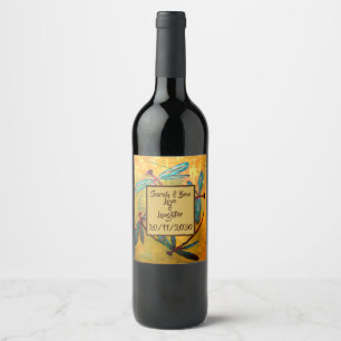 Dragonfly Haze Wine Label