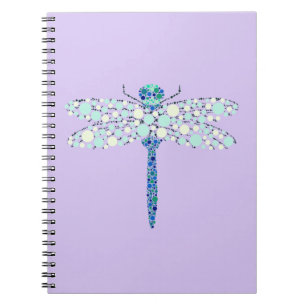 Dragonfly In Dots Notebook