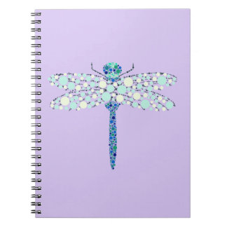 Dragonfly In Dots Notebook