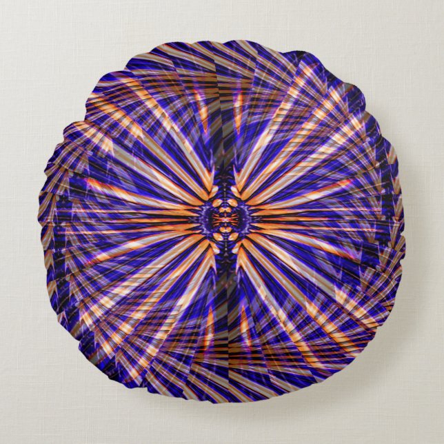 Dragonfly in Flight..... Round Cushion (Front)