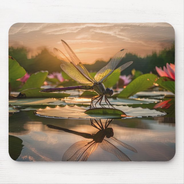 Dragonfly in Nature Mouse Pad (Front)