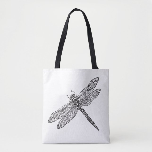 Dragonfly In Style 2 Tote Bag (Front)