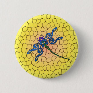 Dragonfly in Treble colourful pin