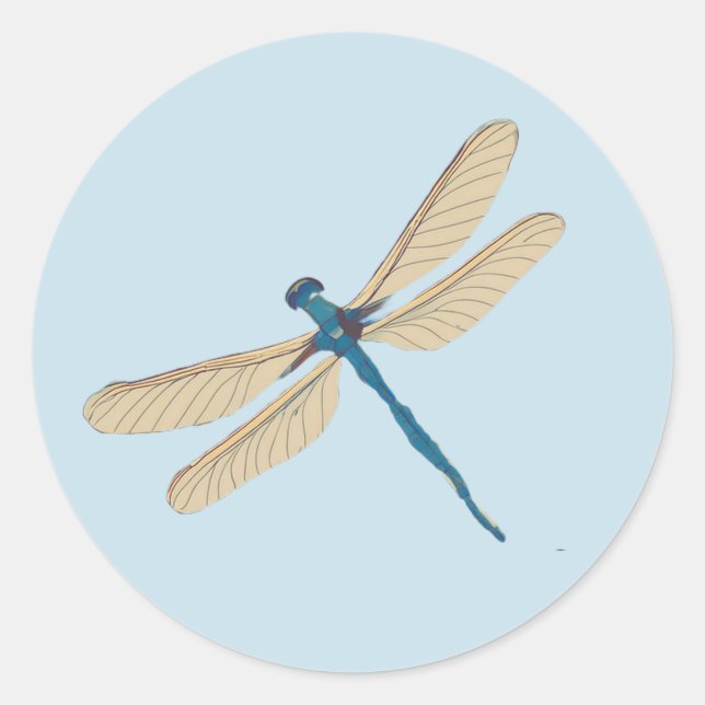 Dragonfly Invitation Seal (Front)