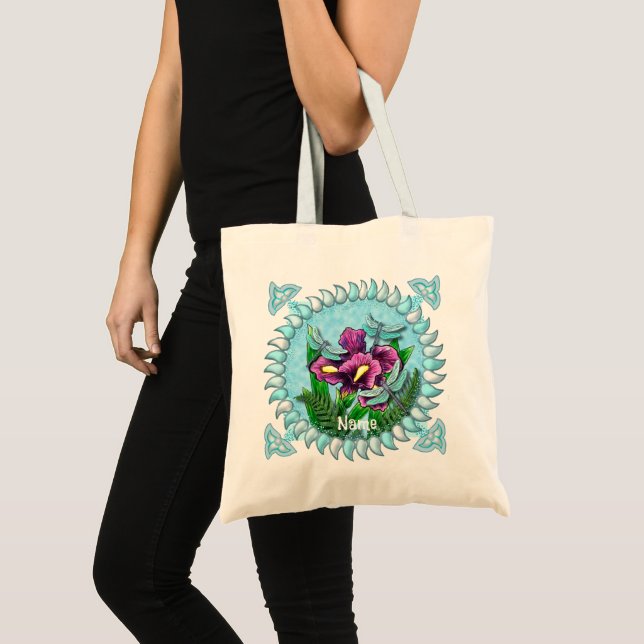 Dragonfly  Iris  Tote Bag (Front (Product))