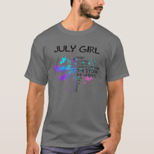 Dragonfly July Girl They Whispered To Her Lover Bi T-Shirt