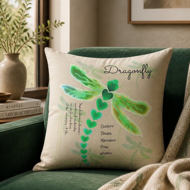 Dragonfly | Khaki 20"x20" Cushion (Creator Uploaded)