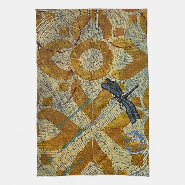 Dragonfly Kitchen Towel (Vertical)