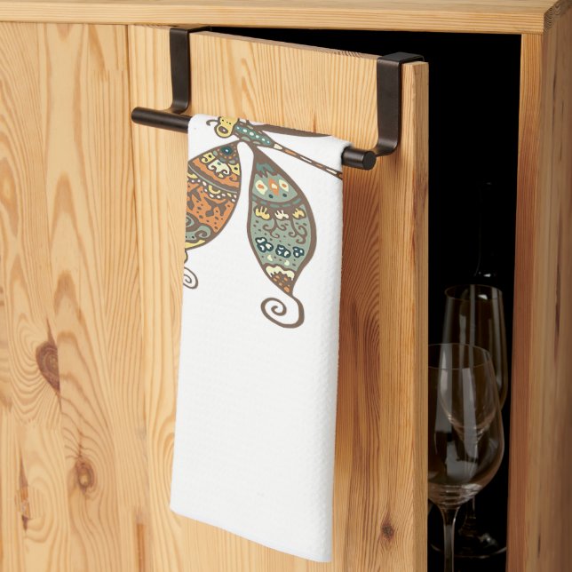 Dragonfly Kitchen Towel Essential Items For Kitche (Thirds Fold)