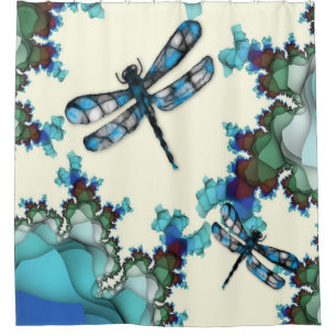 Dragonfly Land Shower Curtain