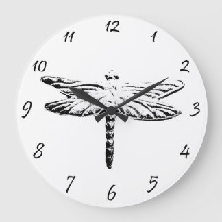Dragonfly Large Clock