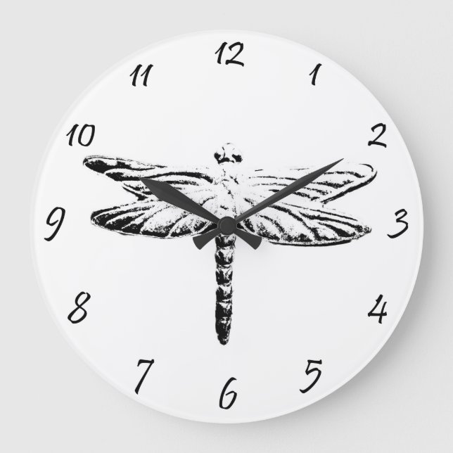 Dragonfly Large Clock (Front)