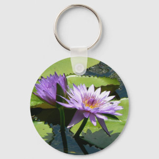 Dragonfly Lotus Key Ring