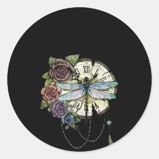 Dragonfly Lover| Dream Capcher Dragonfly Classic Round Sticker