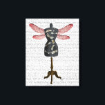 Dragonfly Mannequin Canvas Print<br><div class="desc">Fashion & Figurative</div>