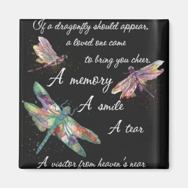 Dragonfly Message Magnet 2 (Front)
