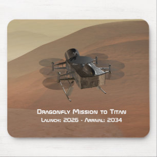 Dragonfly Mission to Titan Mouse Pad