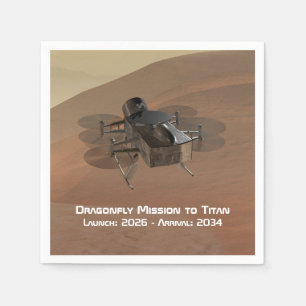 Dragonfly Mission to Titan Napkin