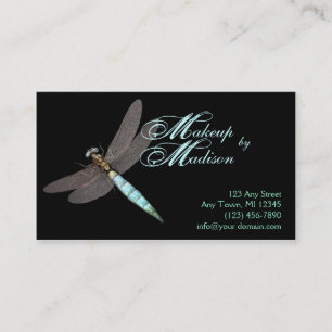 Dragonfly Monogram Business Card