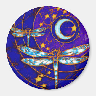 Dragonfly Moon Big Magnet
