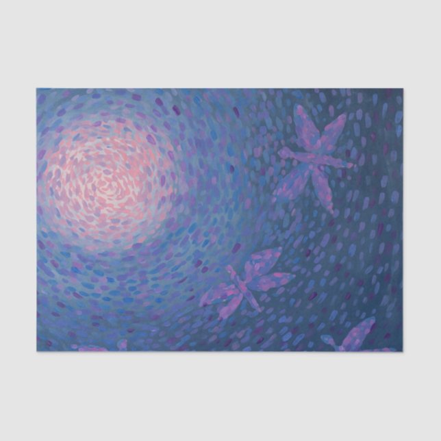 Dragonfly Moon Tissue Paper (Front)