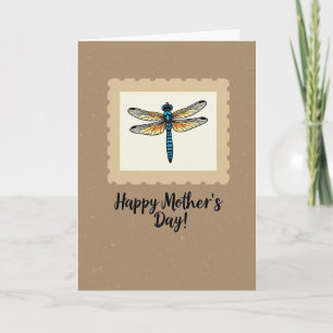 Dragonfly Mothers Day Card