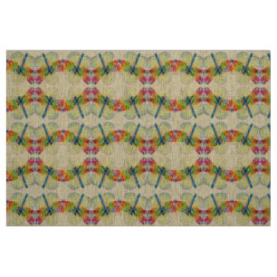 Dragonfly Multi Coloured Fabric