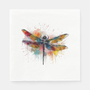 Dragonfly napkin
