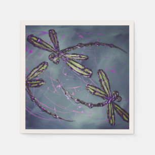 Dragonfly Night Flit Napkin