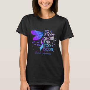 Dragonfly No Story Should End Too Soon Suicide Awa T-Shirt