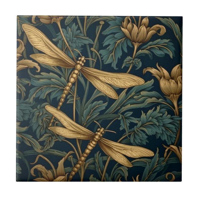 Dragonfly Nocturne Tile (Front)