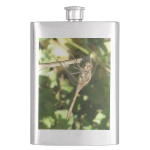 Dragonfly on a Twig Flask