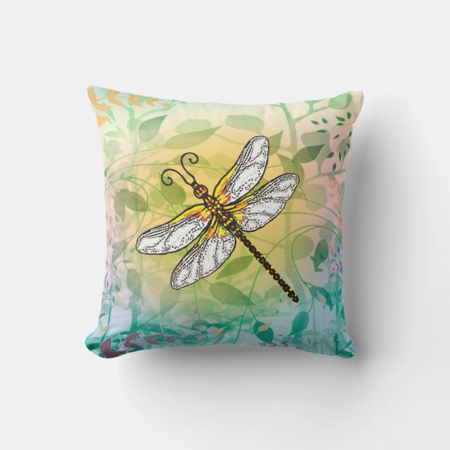 Dragonfly Outdoor Cushion (Front)