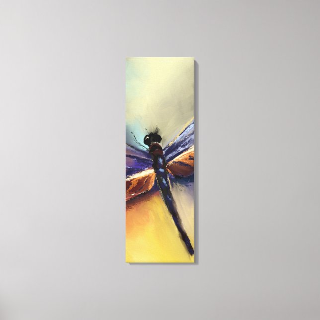 Dragonfly painting canvas print (Front)