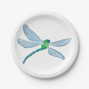 Dragonfly Paper Plate