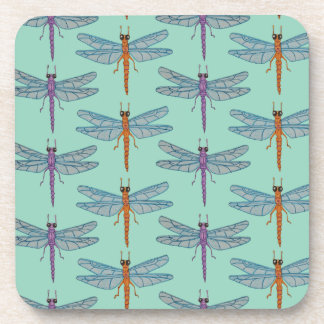 Dragonfly pattern coaster