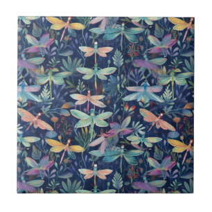 Dragonfly Pattern Tile