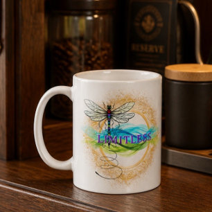 Dragonfly Personalised Coffee Mug