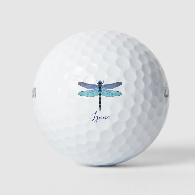 Dragonfly Personalised Golf Balls (Front)