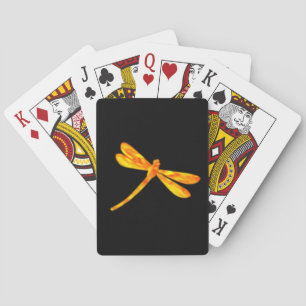 Dragonfly Playing Cards - Fire