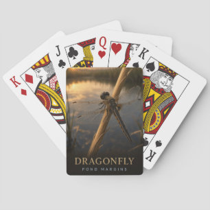 Dragonfly Pond Margins Wildlife ANIMAL Playing Cards