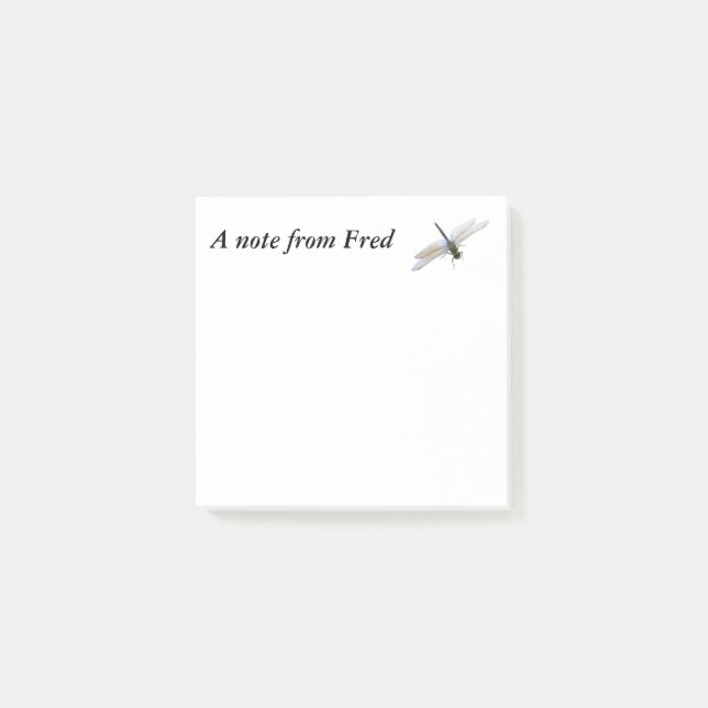 Dragonfly Post-it Notes (Front)