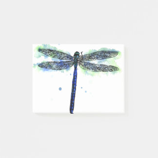 dragonfly post-it notes