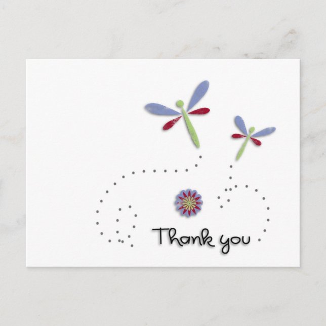 Dragonfly Postcard (Front)