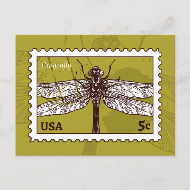 Dragonfly Postcard (Front)