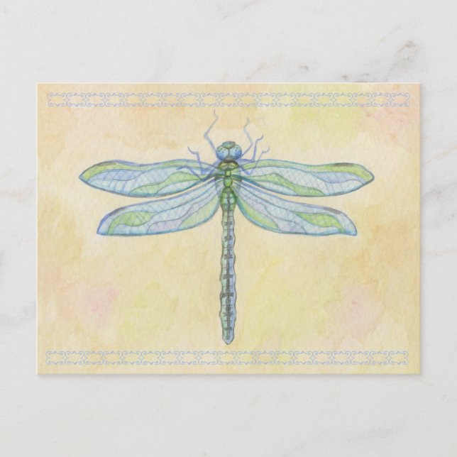 Dragonfly postcard (Front)